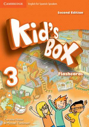 Kid's Box Level 3 Flashcards English for Spanish Speakers de Caroline Nixon