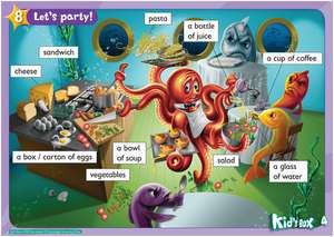 Kid's Box Level 4 Posters English for Spanish Speakers