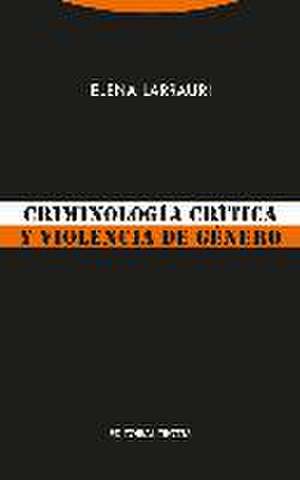 Criminología crítica y violencia de género (NE)