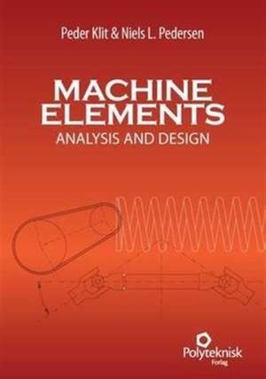 Machine Elements de Peder Klit