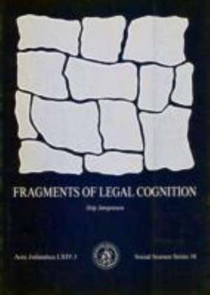 Fragments of Legal Cognition de Stig Jorgensen