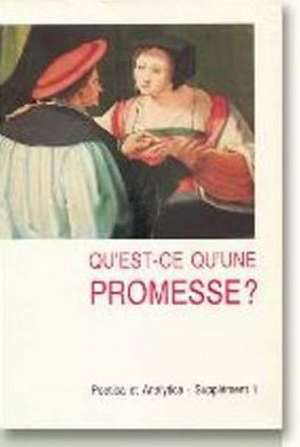 Qu'est-Ce Qu'une Promesse? de Per Aage Brandt