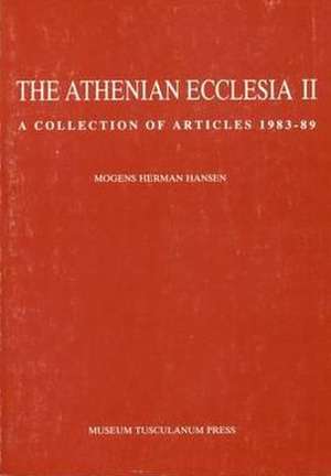 Athenian Ecclesia de Mogens Herman Hansen