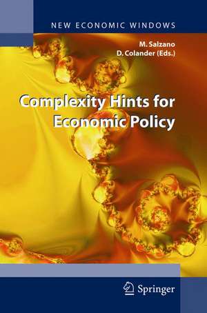 Complexity Hints for Economic Policy de Massimo Salzano