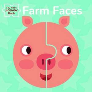 Farm Faces: My First Jigsaw Book de Agnese Baruzzi