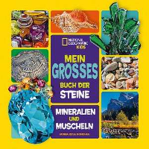 Mein großes Buch der Steine, Mineralien und Muscheln de Moira Rose Donohue