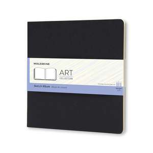 Moleskine Square Art Plus Cahier Sketch Album Black de Moleskine