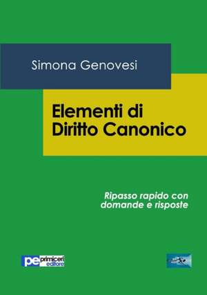 Elementi di Diritto Canonico de Simona Genovesi