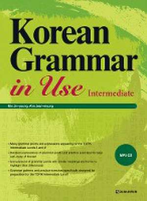 Korean Grammar in Use - Intermediate de Jean-myung Ahn