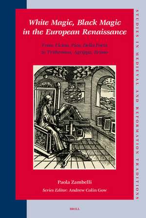 White Magic, Black Magic in the European Renaissance: From Ficino, Pico, Della Porta to Trithemius, Agrippa, Bruno de Paola Zambelli