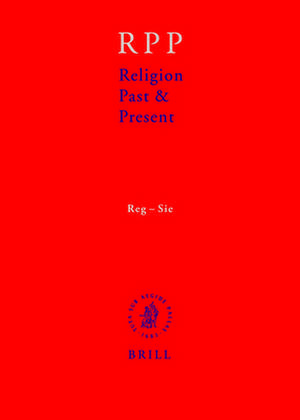 Religion Past and Present, Volume 11 (Reg-Sie) de Hans Dieter Betz