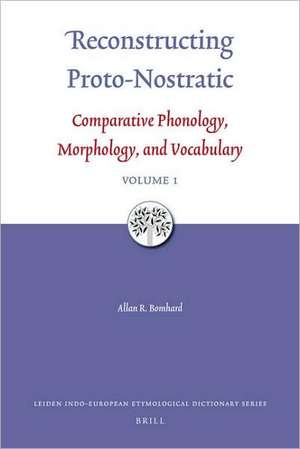 Reconstructing Proto-Nostratic (2 vols): Comparative Phonology, Morphology, and Vocabulary de Allan Bomhard