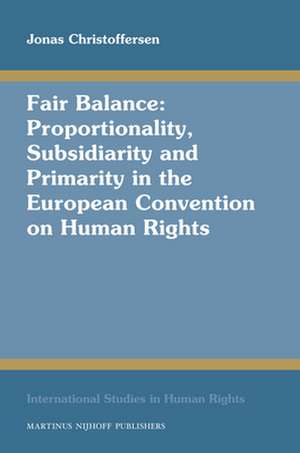 Fair Balance de Jonas Christoffersen