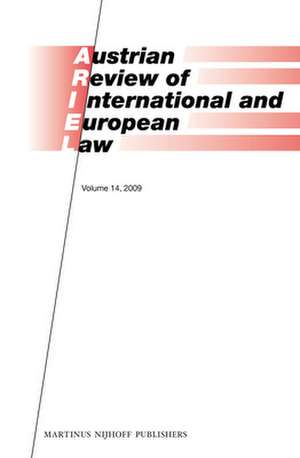 Austrian Review of International and European Law, Volume 14 (2009) de Gerhard Loibl