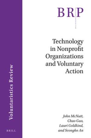 Technology in Nonprofit Organizations and Voluntary Action de John McNutt