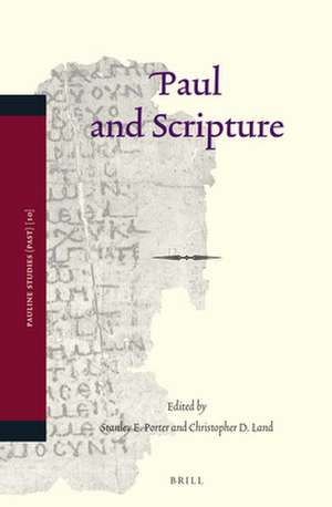 Paul and Scripture de Stanley E. Porter