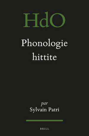 Phonologie hittite de Sylvain Patri