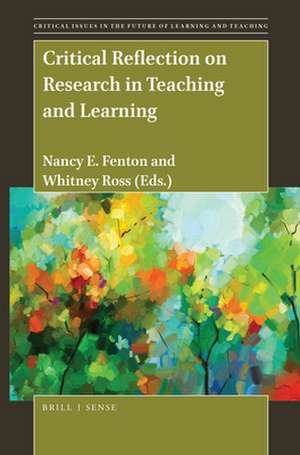 Critical Reflection on Research in Teaching and Learning de Nancy E. Fenton