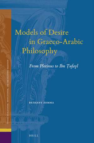 Models of Desire in Graeco-Arabic Philosophy: From Plotinus to Ibn Ṭufayl de Bethany Somma