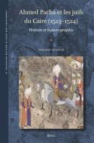 Ahmed Pacha et les juifs du Caire (1523-1524): Histoire et historiographie de Benjamin Lellouch