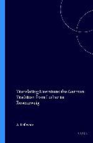 Translating Literature: the German Tradition from Luther to Rosenzweig de André Lefevere