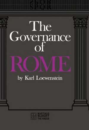 The Governance of ROME de K. Loewenstein