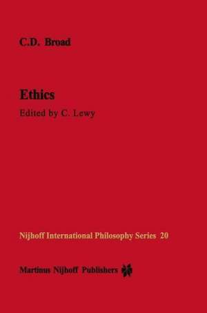 Ethics de C. D. Broad