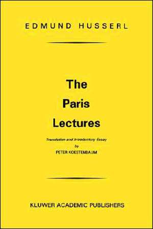 The Paris Lectures de Edmund Husserl