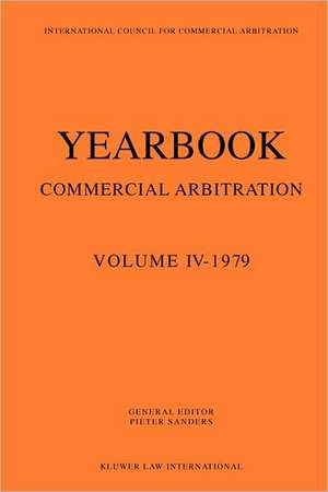 Yearbook Commercial Arbitration de Pieter Sanders