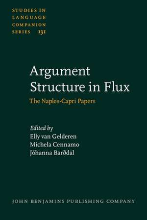 Argument Structure in Flux