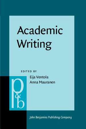 Academic Writing de Eija Ventola