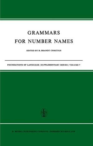 Grammars for Number Names de H. Brandt Corstius