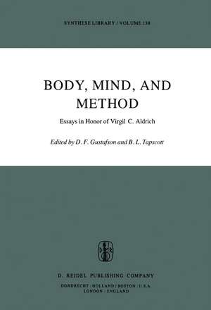 Body, Mind, and Method: Essays in Honor of Virgil C. Aldrich de Donald F. Gustafson