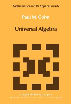 Universal Algebra de P. M. Cohn