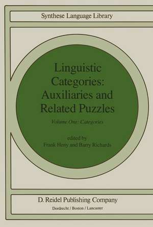 Linguistic Categories de F. Heny