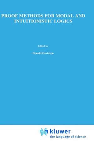 Proof Methods for Modal and Intuitionistic Logics de M. Fitting