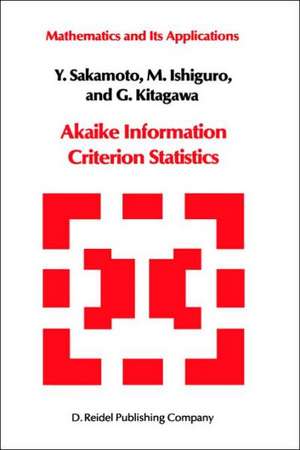 Akaike Information Criterion Statistics de Y. Sakamoto