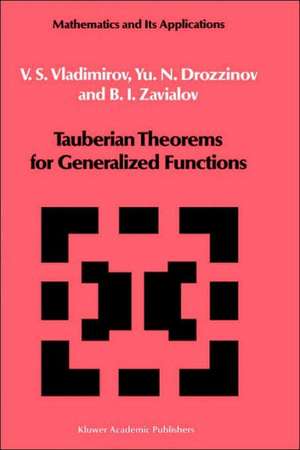 Tauberian Theorems for Generalized Functions de V.S. Vladimirov