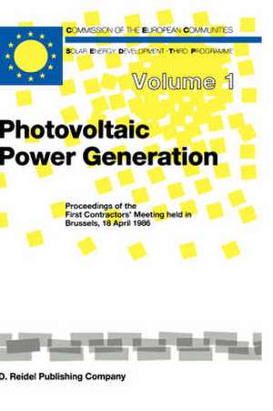 Photovoltaic Power Generation de G. Willeke