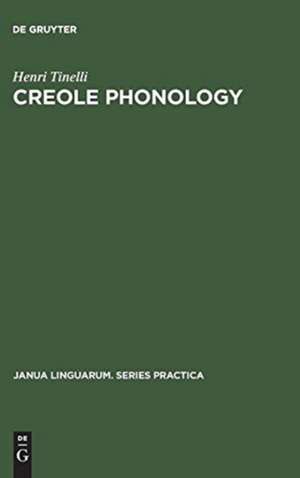 Creole Phonology de Henri Tinelli