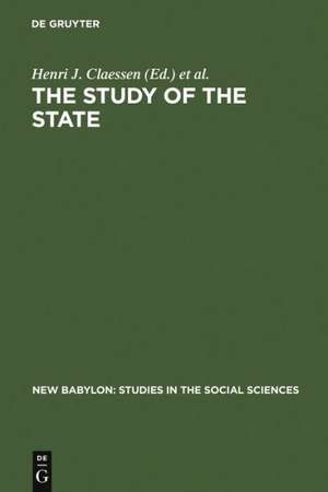 The Study of the State de Henri J. Claessen