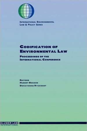 Codification of Environmental Law de Hubert Bocken