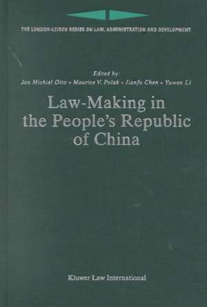 Law-Making in the People's Republic of China de Jianfu Chen