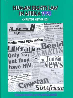 Human Rights Law in Africa, Volume 3 (1998) de Christof Heyns