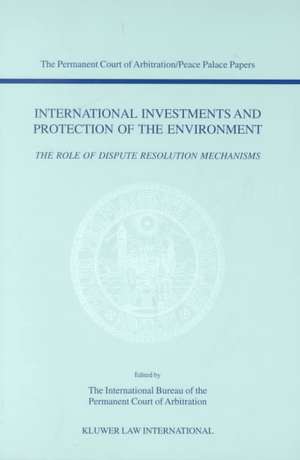 International Investments and Protection of the Environment de Kluwer