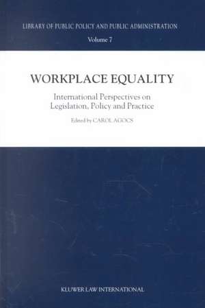 Workplace Equality: International Perspectives on Legislation, Policy and Practice de C. Agocs