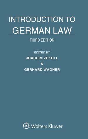 Introduction to German Law de Joachim Zekoll