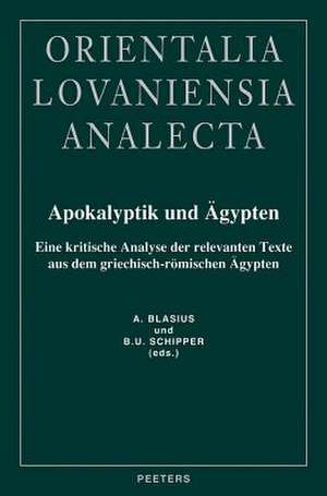 Apokalyptik Und Aegypten de Christianne Ulrich Hupkens