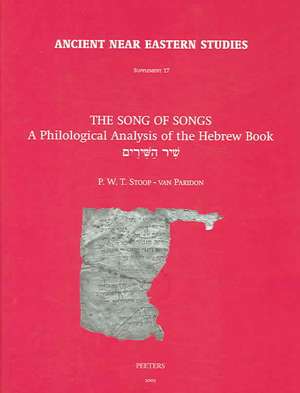 The Song of Songs: A Philological Analysis of the Hebrew Book de P. W. T. Stoop-Van Paridon