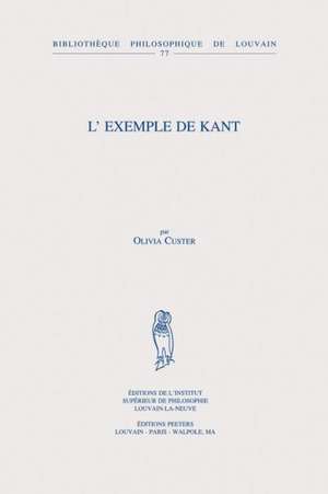 L'Exemple de Kant de O. Custer